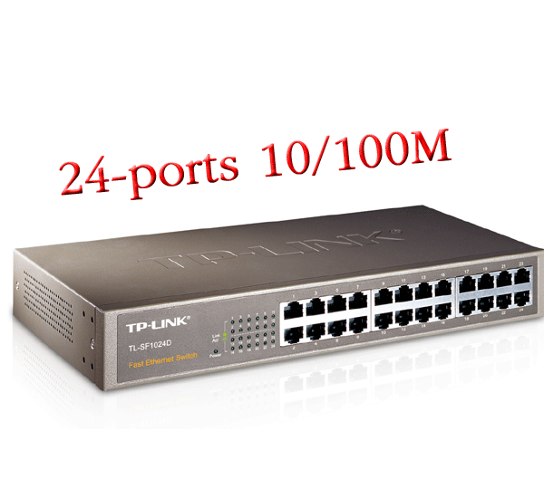 Switch TPLink - 24 Port, 10/100Mb
