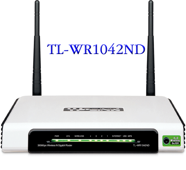 WIFI TPlink - WR1042ND, Bộ phát 300Mb