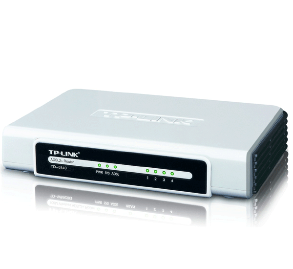 Modem TPLink TD-8840T , ADSL - 4 Port Lan