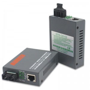 Chuyển đổi quang điện Netlink HTB-GS-03, Converter quang  single-mode 2sợi quang, 10/100/1000, nguồn adapter 5V