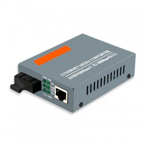 Chuyển đổi quang điện Netlink HTB-GM-03, Converter quang  multi-mode 2 sợi quang, 10/100/1000, nguồn adapter 5V