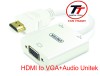 HDMI to VGA+Audio Unitek Y-6333