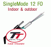 Cáp quang Single 12Fo, Indoor & Outdoor