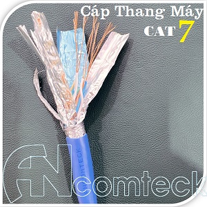 Cáp mạng thang máy Ancomteck Cat7 SFTP, elevator cable