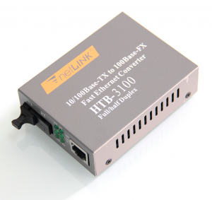 Chuyển đổi quang điện Netlink HTB-3100 B, Converter quang  single-mode 1 sợi quang, 10/100, nguồn adapter 5V